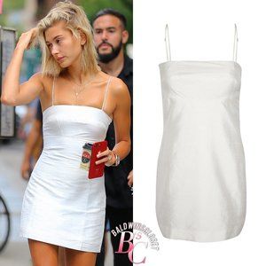 SOLD - Realisation Par Christy White Mini Dress with Spaghetti Straps